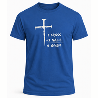 Load image into Gallery viewer, 1 Cross Three Nails Forgiven T-Shirt - Men's