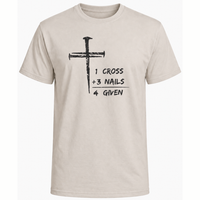 Load image into Gallery viewer, 1 Cross Three Nails Forgiven T-Shirt - Men's