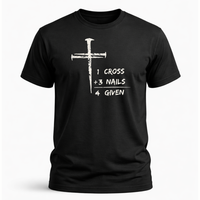 Load image into Gallery viewer, 1 Cross Three Nails Forgiven T-Shirt - Men's