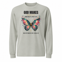 Load image into Gallery viewer, God Makes Beauty From Broken Pieces Unisex Longsleeve T-Shirt