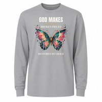 Load image into Gallery viewer, God Makes Beauty From Broken Pieces Unisex Longsleeve T-Shirt