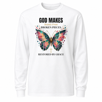 Load image into Gallery viewer, God Makes Beauty From Broken Pieces Unisex Longsleeve T-Shirt