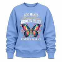 Load image into Gallery viewer, Beauty From Broken Pieces – Restored by Grace - Crewneck Sweatshirt