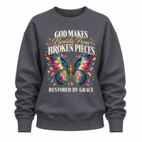 Load image into Gallery viewer, Beauty From Broken Pieces – Restored by Grace - Crewneck Sweatshirt