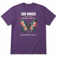 Load image into Gallery viewer, God Makes Beauty From Broken Pieces T-Shirt - Women's Fit