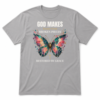 Load image into Gallery viewer, God Makes Beauty From Broken Pieces T-Shirt - Women's Fit
