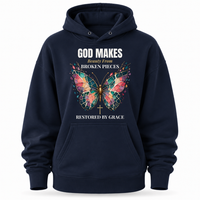 Load image into Gallery viewer, God Makes Beauty From Broken Pieces Hoodie