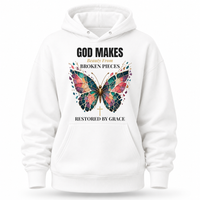 Load image into Gallery viewer, God Makes Beauty From Broken Pieces Hoodie