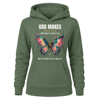 Load image into Gallery viewer, God Makes Beauty From Broken Pieces Hoodie