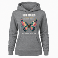 Load image into Gallery viewer, God Makes Beauty From Broken Pieces Hoodie