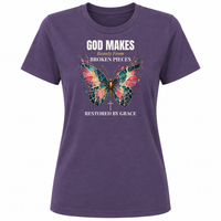 Load image into Gallery viewer, God Makes Beauty From Broken Pieces T-Shirt - Women's Fit