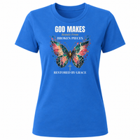 Load image into Gallery viewer, God Makes Beauty From Broken Pieces T-Shirt - Women's Fit