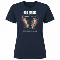 Load image into Gallery viewer, God Makes Beauty From Broken Pieces T-Shirt - Women's Fit