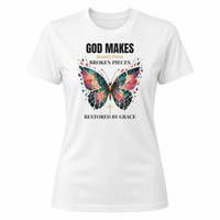 Load image into Gallery viewer, God Makes Beauty From Broken Pieces T-Shirt - Women's Fit