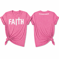Load image into Gallery viewer, Faith T-Shirt with Front &amp; Back Design