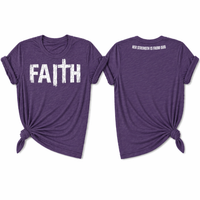 Load image into Gallery viewer, Faith T-Shirt with Front &amp; Back Design