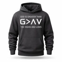 Load image into Gallery viewer, God is Greater Than The Highs and Lows Hoodie
