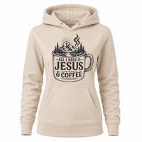 Load image into Gallery viewer, All I Need is Jesus &amp; Coffee Hoodie - Women's