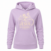 Load image into Gallery viewer, All I Need is Jesus &amp; Coffee Hoodie - Women's