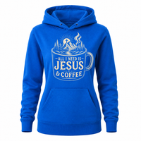 Load image into Gallery viewer, All I Need is Jesus &amp; Coffee Hoodie - Women's