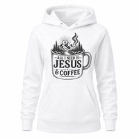 Load image into Gallery viewer, All I Need is Jesus &amp; Coffee Hoodie - Women's