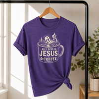 Load image into Gallery viewer, All I Need is Jesus &amp; Coffee T-Shirt - Unisex