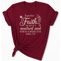 Load image into Gallery viewer, Mustard Seed Faith T-Shirt - Unisex