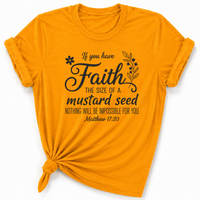 Load image into Gallery viewer, Mustard Seed Faith T-Shirt - Unisex