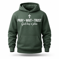 Load image into Gallery viewer, Pray Wait Trust Hoodie
