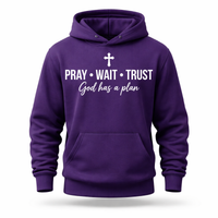Load image into Gallery viewer, Pray Wait Trust Hoodie
