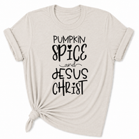 Load image into Gallery viewer, Pumpkin Spice &amp; Jesus Christ T-Shirt - Unisex