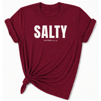 Load image into Gallery viewer, Salt of the Earth Christian T-Shirt in Cardinal Red | Faith Plus 