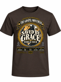 Load image into Gallery viewer, The Gospel Movement - Saved By Grace T-Shirt - Men's