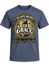 Load image into Gallery viewer, The Gospel Movement - Saved By Grace T-Shirt - Men's