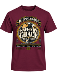 Load image into Gallery viewer, The Gospel Movement - Saved By Grace T-Shirt - Men's