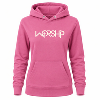 Load image into Gallery viewer, WORSHIP Cross Hoodie - Women's