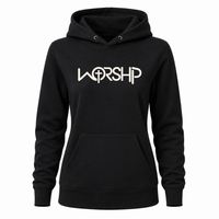 Load image into Gallery viewer, WORSHIP Cross Hoodie - Women's