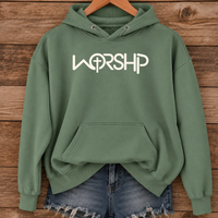 Load image into Gallery viewer, WORSHIP Cross Hoodie - Women's