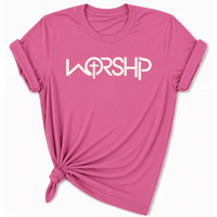 Load image into Gallery viewer, WORSHIP Cross T-Shirt - Unisex