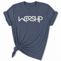 Load image into Gallery viewer, WORSHIP Cross T-Shirt - Unisex