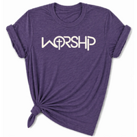 Load image into Gallery viewer, WORSHIP Cross T-Shirt - Unisex