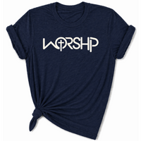 Load image into Gallery viewer, WORSHIP Cross T-Shirt - Unisex