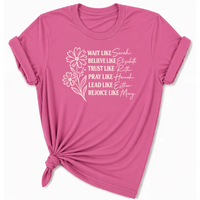 Load image into Gallery viewer, Wait Like Sarah — Women of the Bible T-Shirt