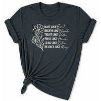 Load image into Gallery viewer, Wait Like Sarah — Women of the Bible T-Shirt