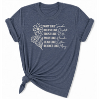 Load image into Gallery viewer, Wait Like Sarah — Women of the Bible T-Shirt