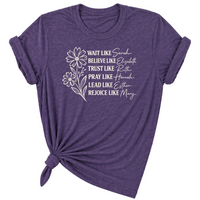 Load image into Gallery viewer, Wait Like Sarah — Women of the Bible T-Shirt