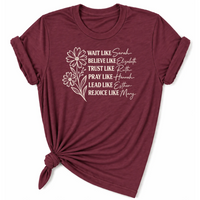 Load image into Gallery viewer, Wait Like Sarah — Women of the Bible T-Shirt
