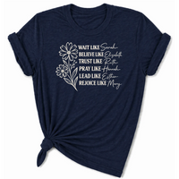 Load image into Gallery viewer, Wait Like Sarah — Women of the Bible T-Shirt