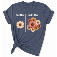 Load image into Gallery viewer, Your Plan.  God's Plan. Floral T-Shirt