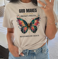 Load image into Gallery viewer, God Makes Beauty From Broken Pieces T-Shirt